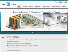 Tablet Screenshot of grupoexpertia.com